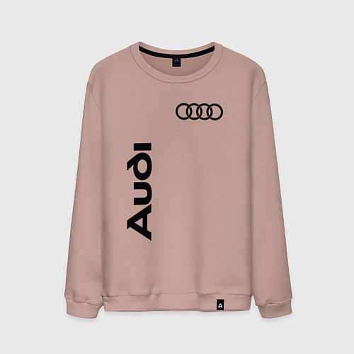 Мужской свитшот Audi Style / Пыльно-розовый – фото 1