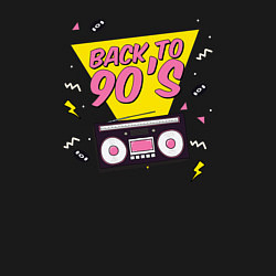 Свитшот хлопковый мужской Back to 90s, цвет: черный — фото 2