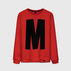 Свитшот хлопковый мужской Мы(М), цвет: красный