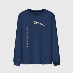 Свитшот хлопковый мужской Jaguar Motors, цвет: тёмно-синий