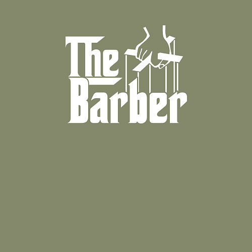 Мужской свитшот The Barber Godfather / Авокадо – фото 3