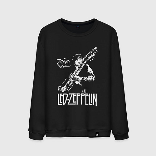 Мужской свитшот Led Zeppelin / Черный – фото 1