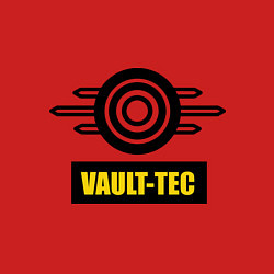 Свитшот хлопковый мужской Vault-tec, цвет: красный — фото 2