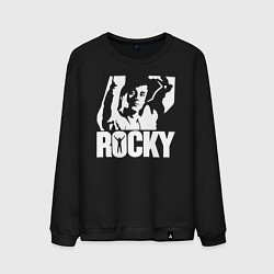 Свитшот хлопковый мужской Rocky Balboa, цвет: черный