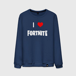 Мужской свитшот I love Fortnite