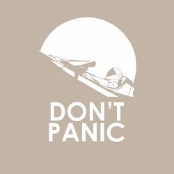 Свитшот хлопковый мужской Elon: Don't Panic, цвет: миндальный — фото 2