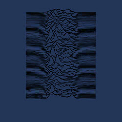 Свитшот хлопковый мужской Unknown Pleasures, цвет: тёмно-синий — фото 2