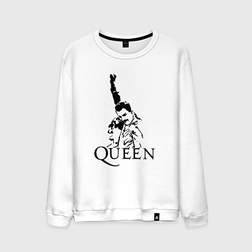 Мужской свитшот Queen: Rock You / Белый – фото 1