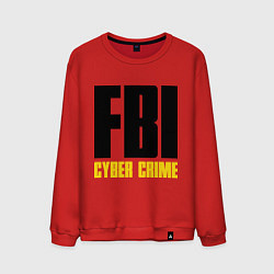 Мужской свитшот FBI: Cyber Crime