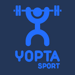 Свитшот хлопковый мужской Yopta Sport, цвет: тёмно-синий — фото 2