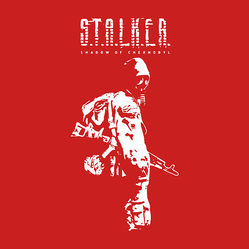 Мужской свитшот STALKER: Shadow of Chernobyl / Красный – фото 3