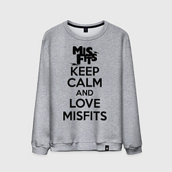 Мужской свитшот Keep Calm & Love Misfits