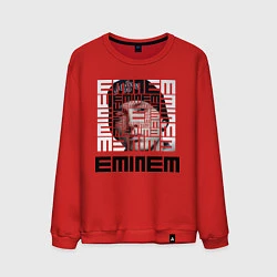 Свитшот хлопковый мужской Eminem labyrinth, цвет: красный