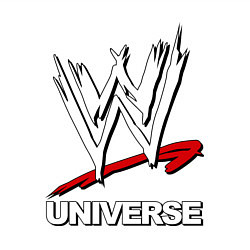 Свитшот хлопковый мужской WWE universe, цвет: белый — фото 2