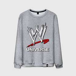 Свитшот хлопковый мужской WWE universe, цвет: меланж