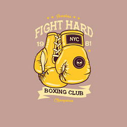 Свитшот хлопковый мужской Fight Hard 1901, цвет: пыльно-розовый — фото 2