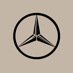 Свитшот хлопковый мужской Mercedes-Benz logo, цвет: миндальный — фото 2