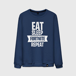 Мужской свитшот Eat Sleep Fortnite Repeat