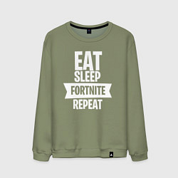 Мужской свитшот Eat Sleep Fortnite Repeat