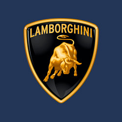 Свитшот хлопковый мужской Lamborghini logo, цвет: тёмно-синий — фото 2