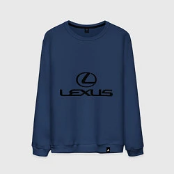 Свитшот хлопковый мужской Lexus logo, цвет: тёмно-синий