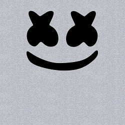 Свитшот хлопковый мужской Marshmello, цвет: меланж — фото 2