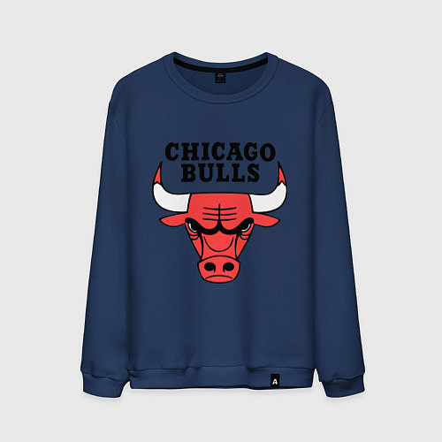 Мужской свитшот Chicago Bulls / Тёмно-синий – фото 1