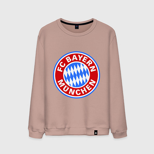 Мужской свитшот Bayern Munchen FC / Пыльно-розовый – фото 1