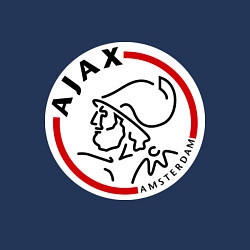 Свитшот хлопковый мужской Ajax FC, цвет: тёмно-синий — фото 2