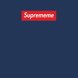 Свитшот хлопковый мужской Suprememe, цвет: тёмно-синий — фото 2
