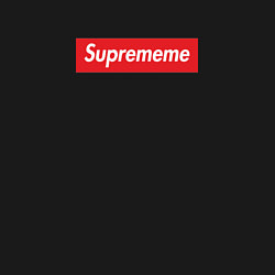 Свитшот хлопковый мужской Suprememe, цвет: черный — фото 2