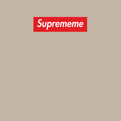 Свитшот хлопковый мужской Suprememe, цвет: миндальный — фото 2