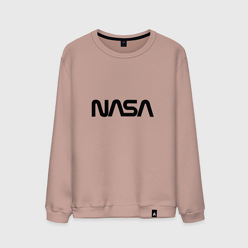 Мужской свитшот NASA / Пыльно-розовый – фото 1