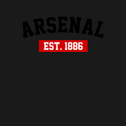 Свитшот хлопковый мужской FC Arsenal Est. 1886, цвет: черный — фото 2