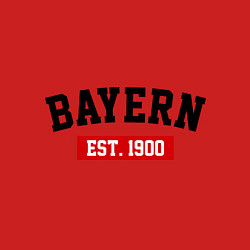 Свитшот хлопковый мужской FC Bayern Est. 1900, цвет: красный — фото 2