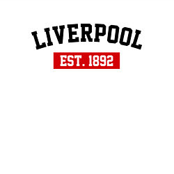 Свитшот хлопковый мужской FC Liverpool Est. 1892, цвет: белый — фото 2