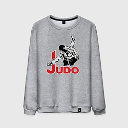 Свитшот хлопковый мужской Judo Master, цвет: меланж