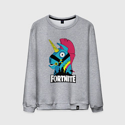 Свитшот хлопковый мужской Fortnite Unicorn, цвет: меланж