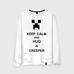Мужской свитшот Keep Calm & Hug A Creeper