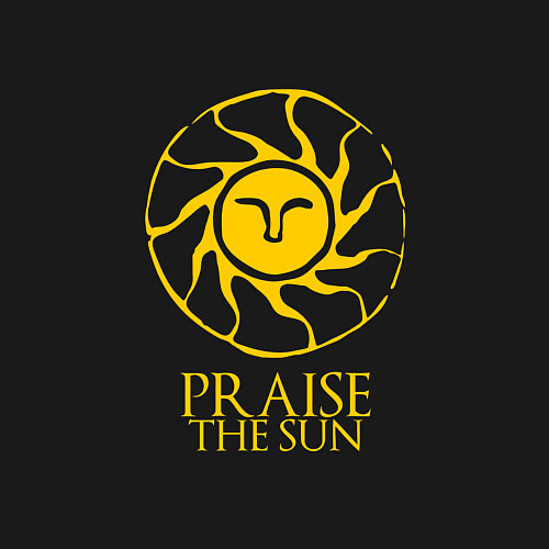 Мужской свитшот Praise The Sun / Черный – фото 3