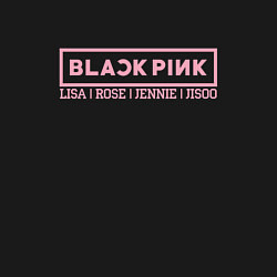 Свитшот хлопковый мужской Black Pink: Girls, цвет: черный — фото 2