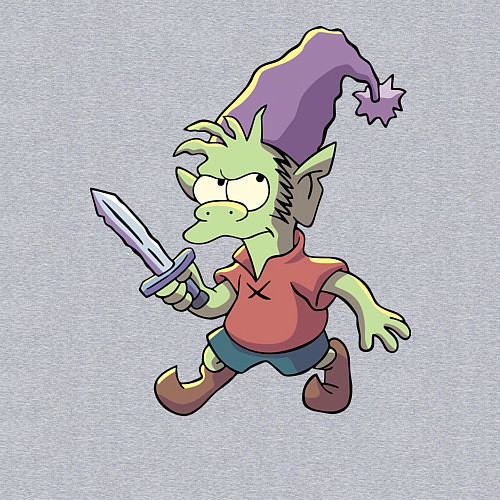 Мужской свитшот Эльфо / Меланж – фото 3