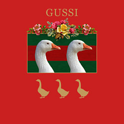 Свитшот хлопковый мужской GUSSI: Flowers Style, цвет: красный — фото 2