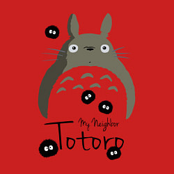 Свитшот хлопковый мужской My Neighbor Totoro, цвет: красный — фото 2