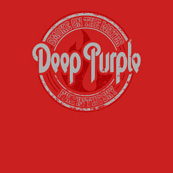 Свитшот хлопковый мужской Smoke on the Water, цвет: красный — фото 2