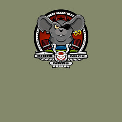 Свитшот хлопковый мужской Biker Mice from Mars - Modo, цвет: авокадо — фото 2