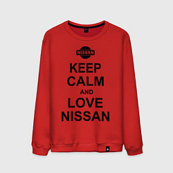 Мужской свитшот Keep Calm & Love Nissan