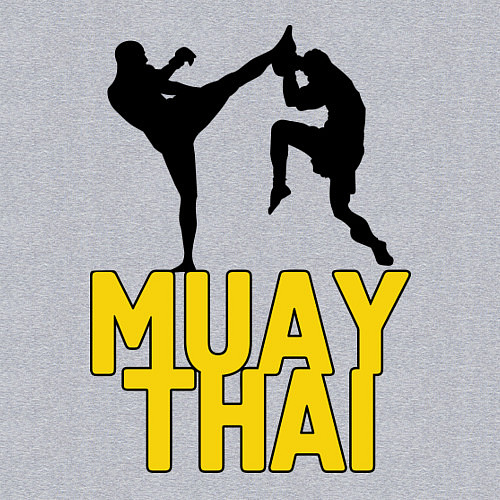 Мужской свитшот Muay Thai / Меланж – фото 3