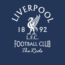 Свитшот хлопковый мужской Liverpool: Football Club, цвет: тёмно-синий — фото 2