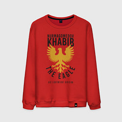 Свитшот хлопковый мужской Khabib: The Eagle, цвет: красный